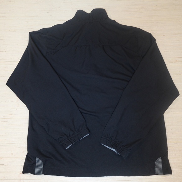 Nike Dri-Fit Black Full-Zip Track Jacket Men’s Large Running Training - Picture 3 of 3